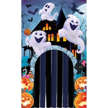 Cortina de Porta Fantasminhas Cortina de Porta Fantasminhas