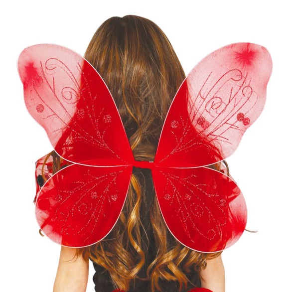 Asas de Borboleta Vermelha