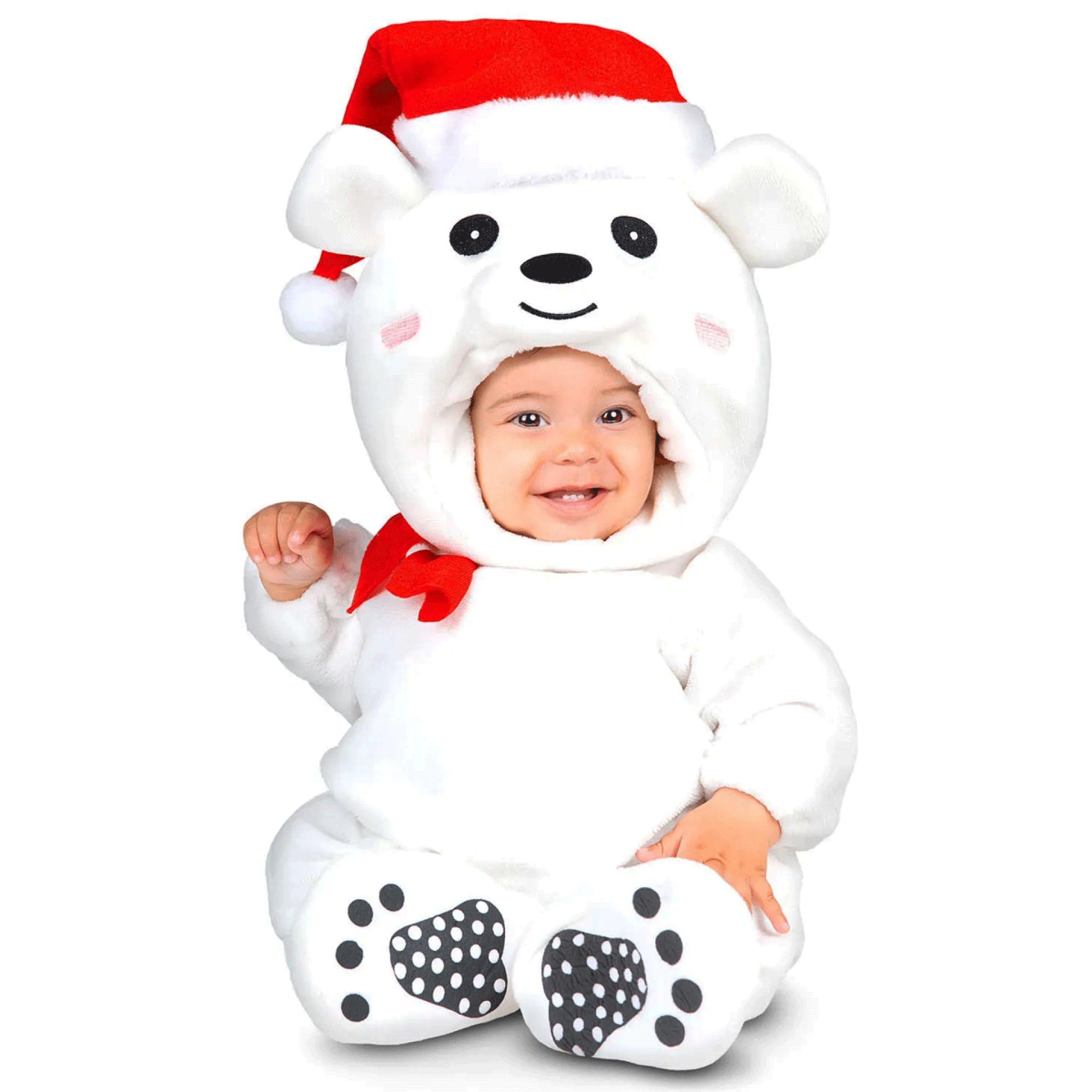 Disfarce Ursinho de Natal Bebé