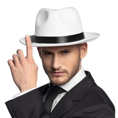 Chapéu Gangster Branco Chapéu Gangster Branco