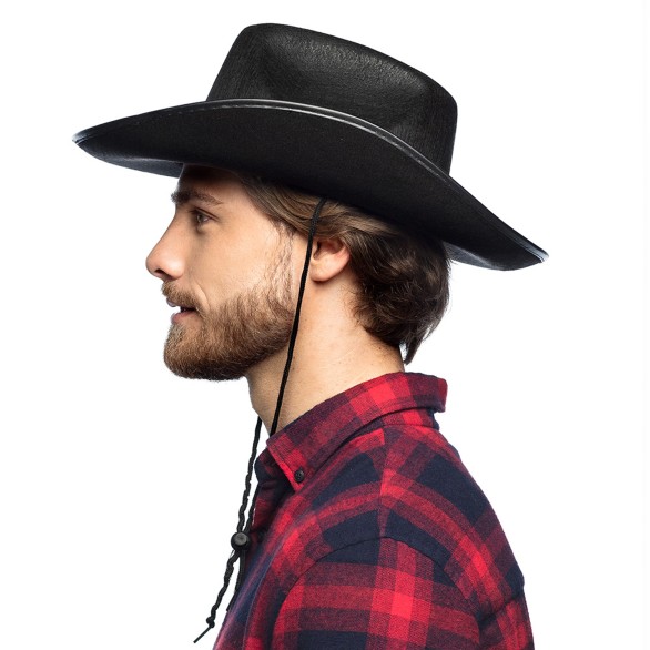 Chapu Cowboy preto feltro