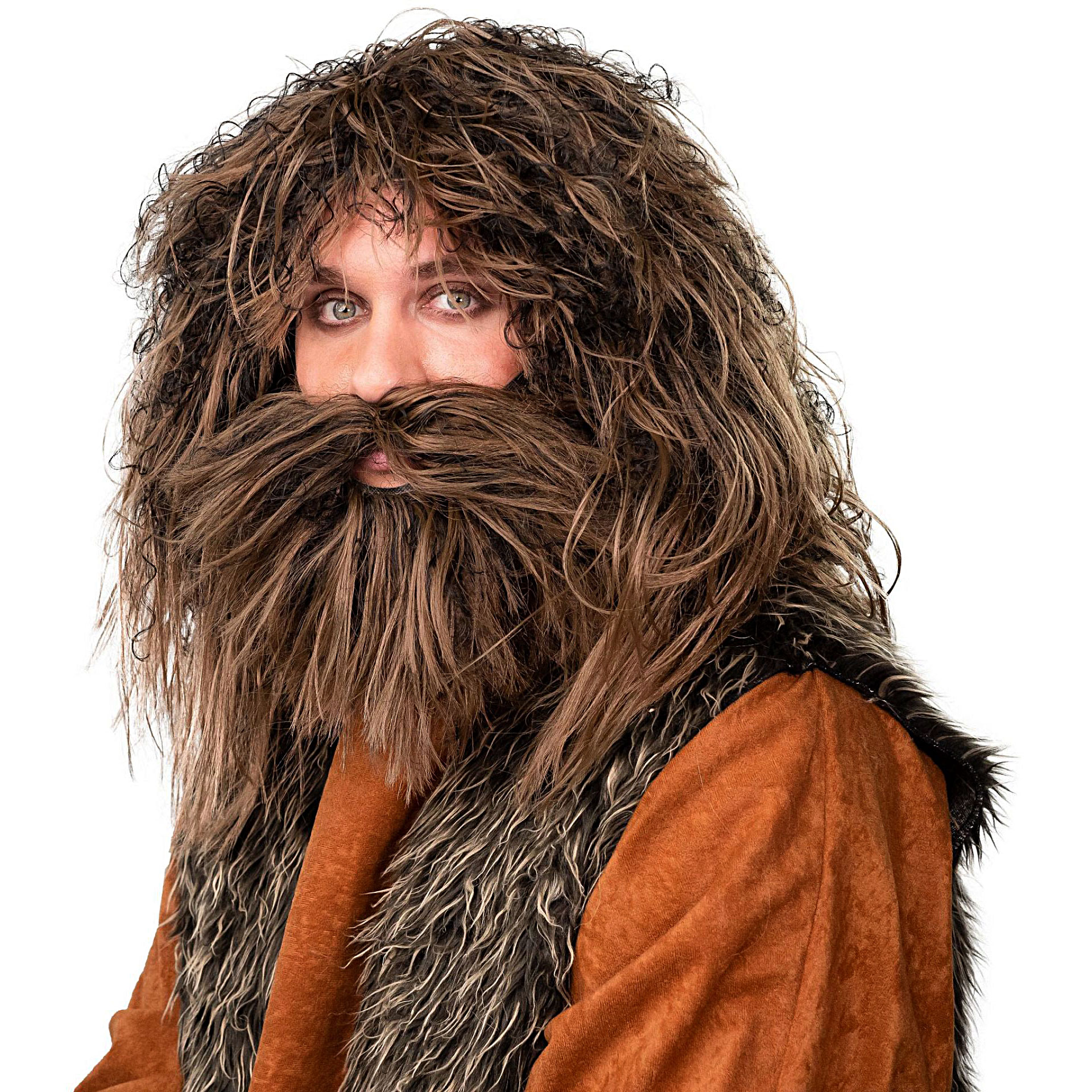 Peruca e Barba Idade da Pedra