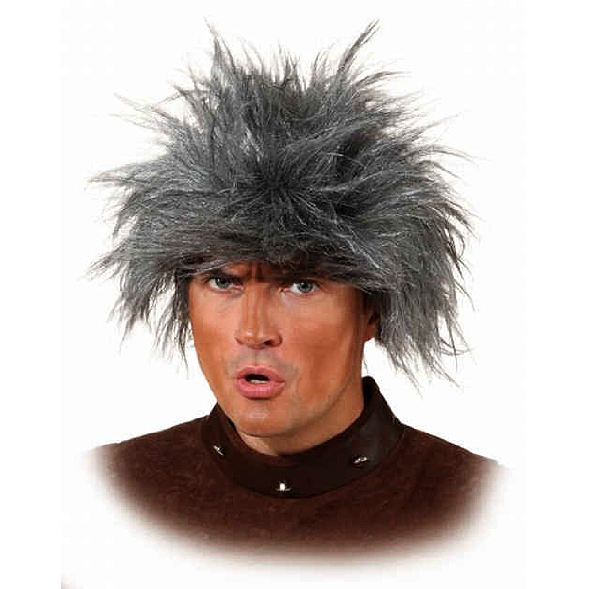 Peruca Selvagem Cinzenta