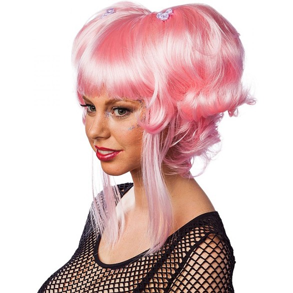 Peruca Flufie Rosa