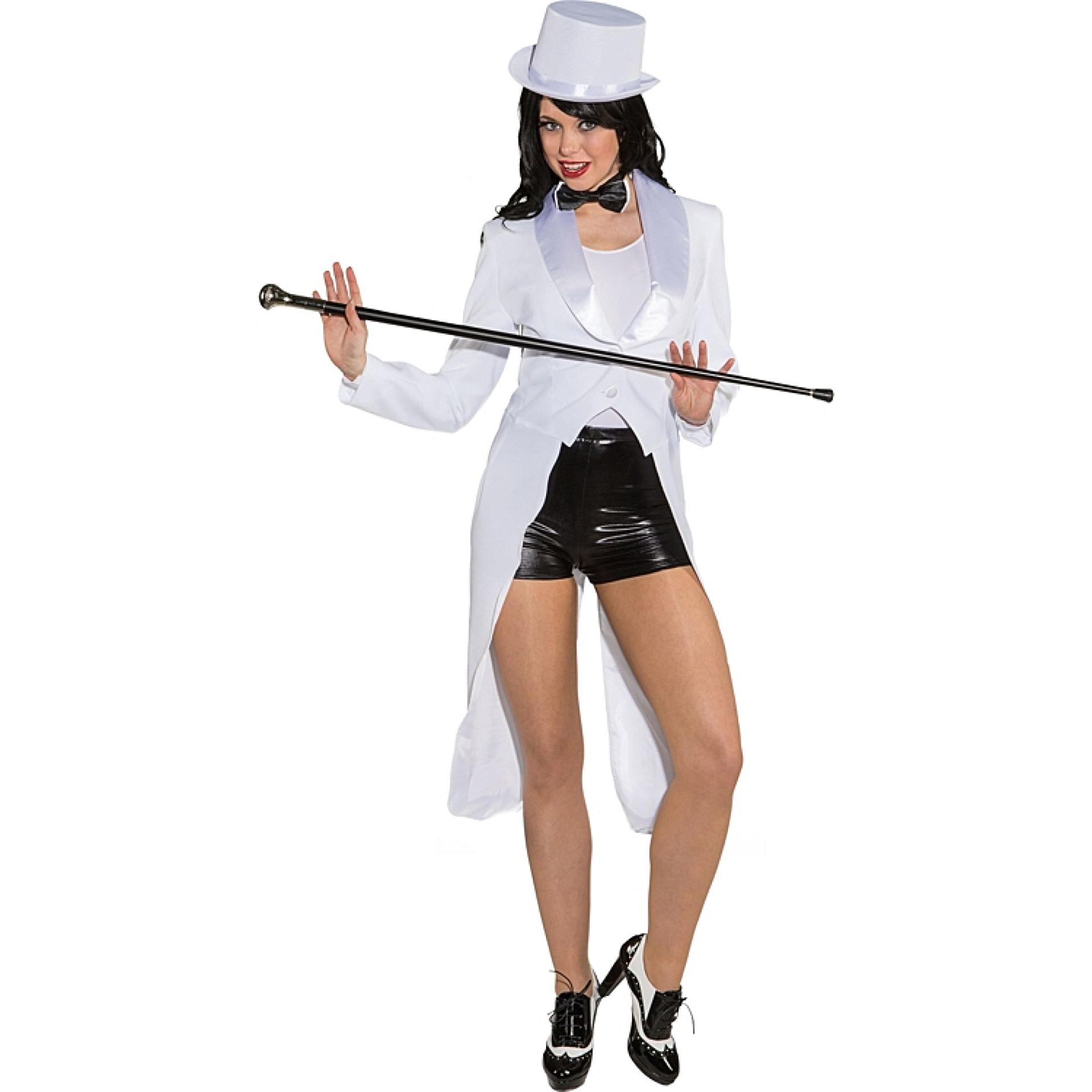 Fraque Branco Bailarina Cabaret