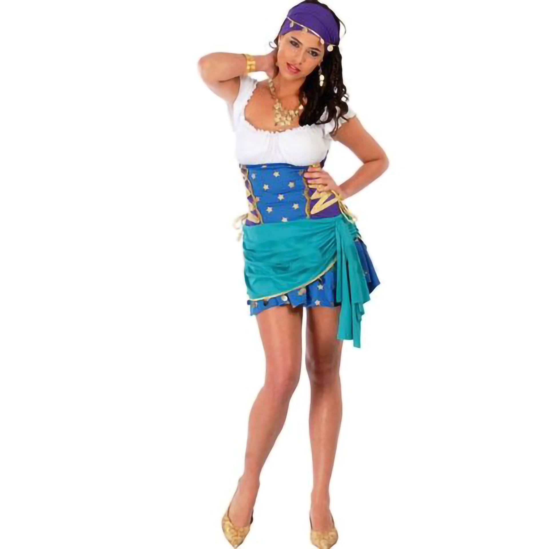 Fato de Cigana Blue Stars