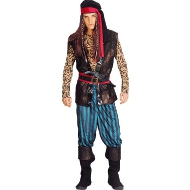 Fato Pirata Tatuado Elite Delux