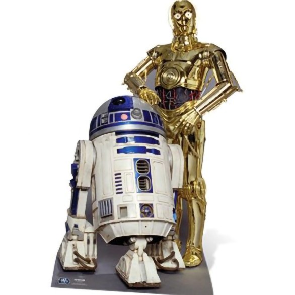 Placard R2-D2 & C3PO