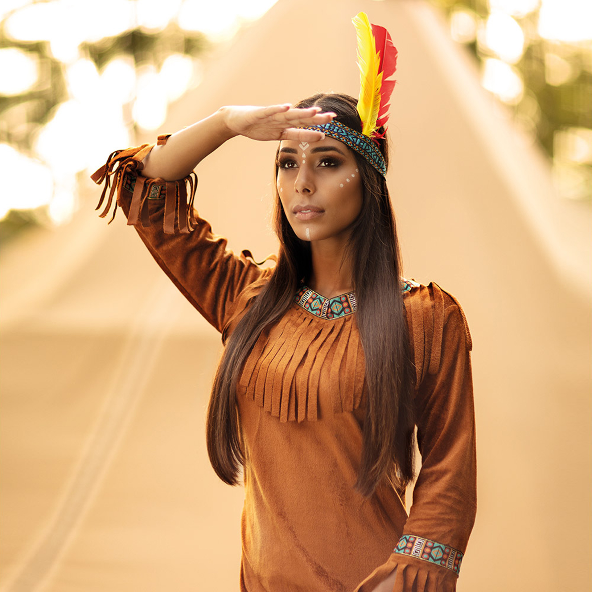 Fita de Índio com Penas