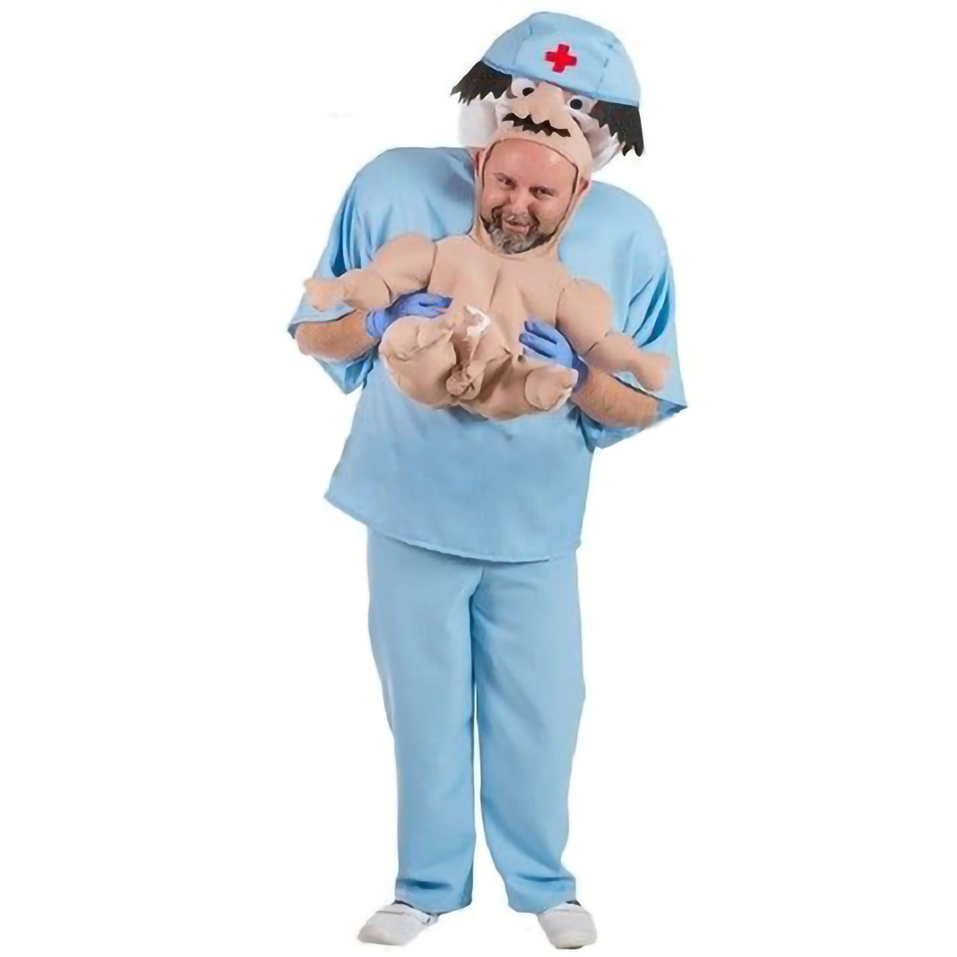 Fato Bebé ao Colo do Médico