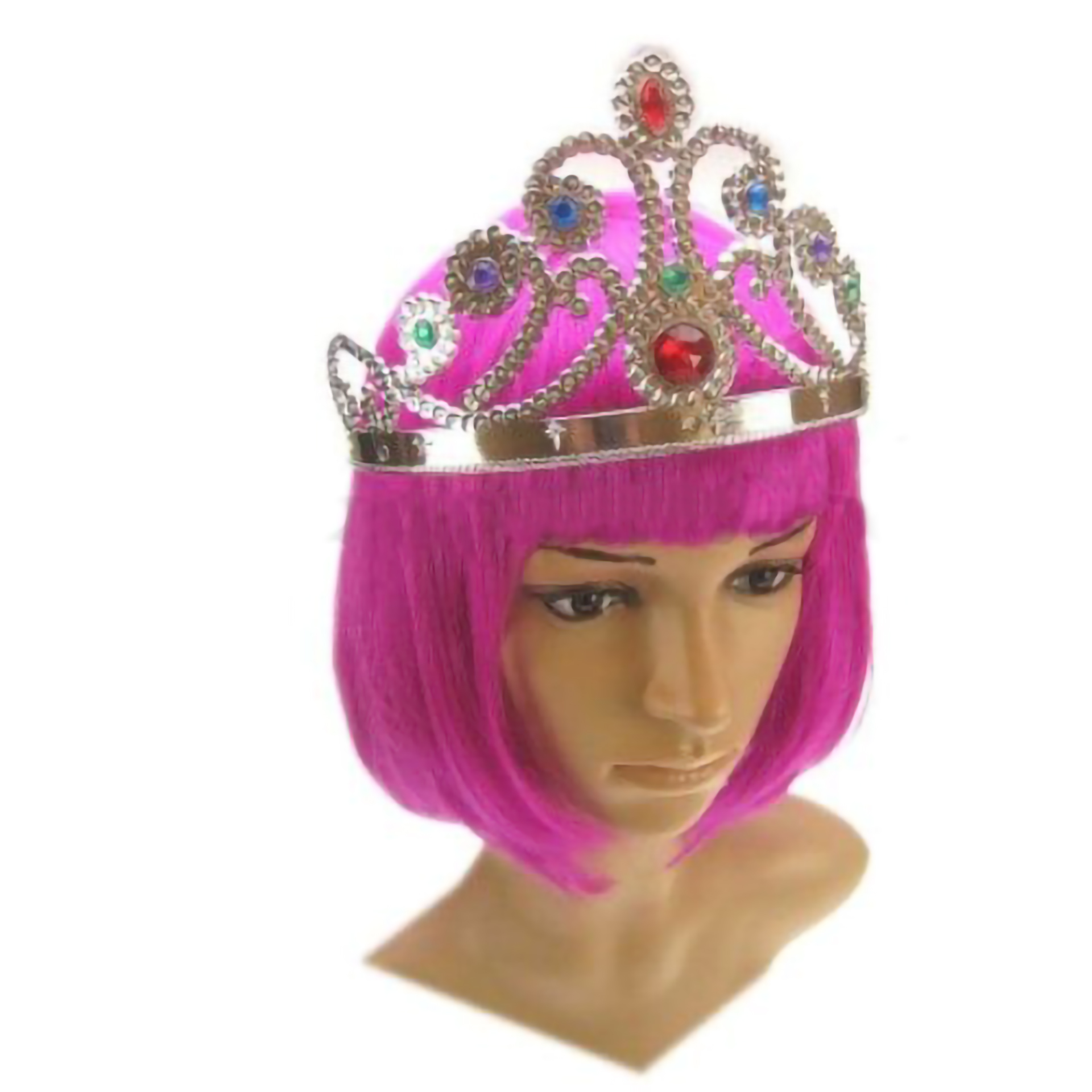 Tiara Prateada Colorida