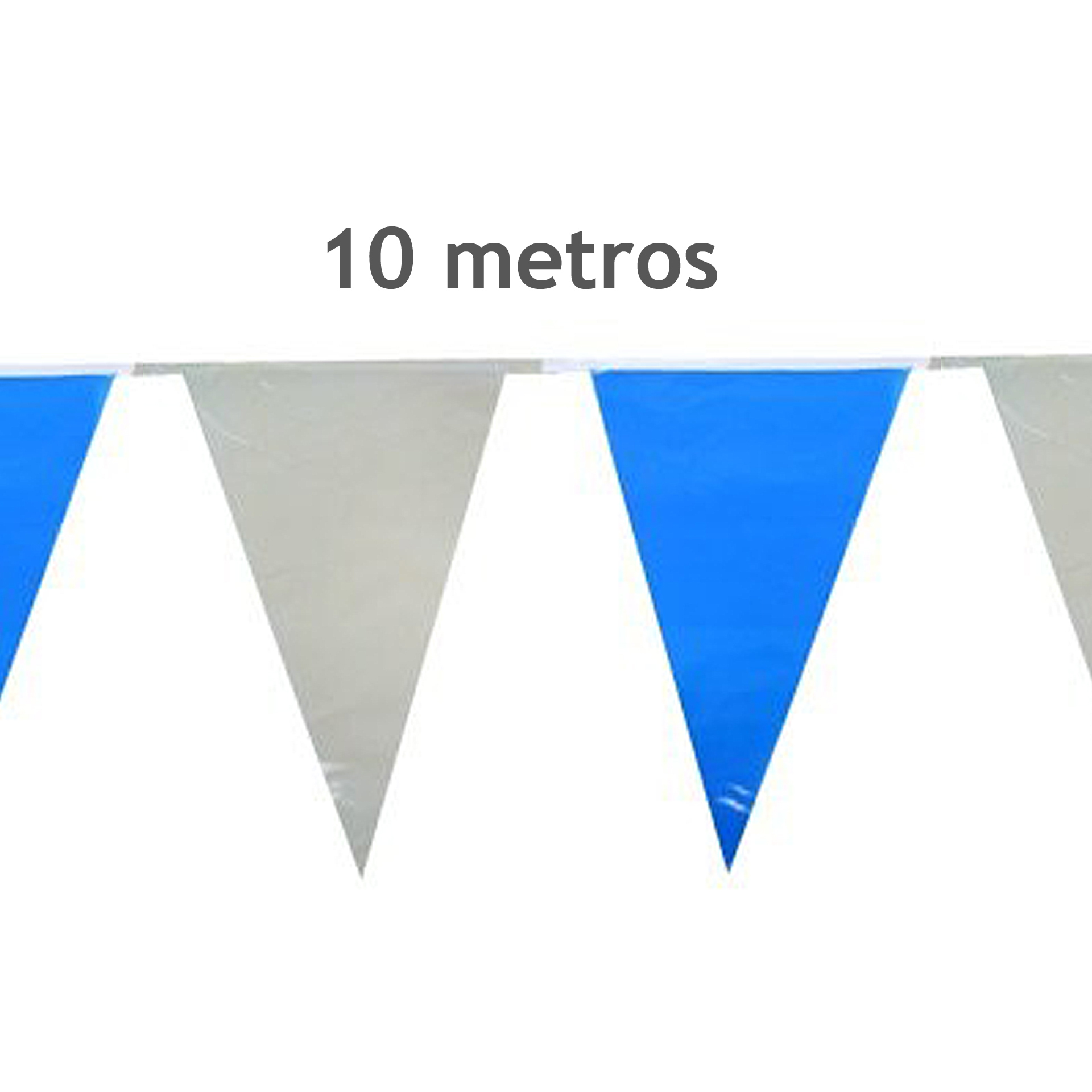 Bandeirolas Branco-Azul