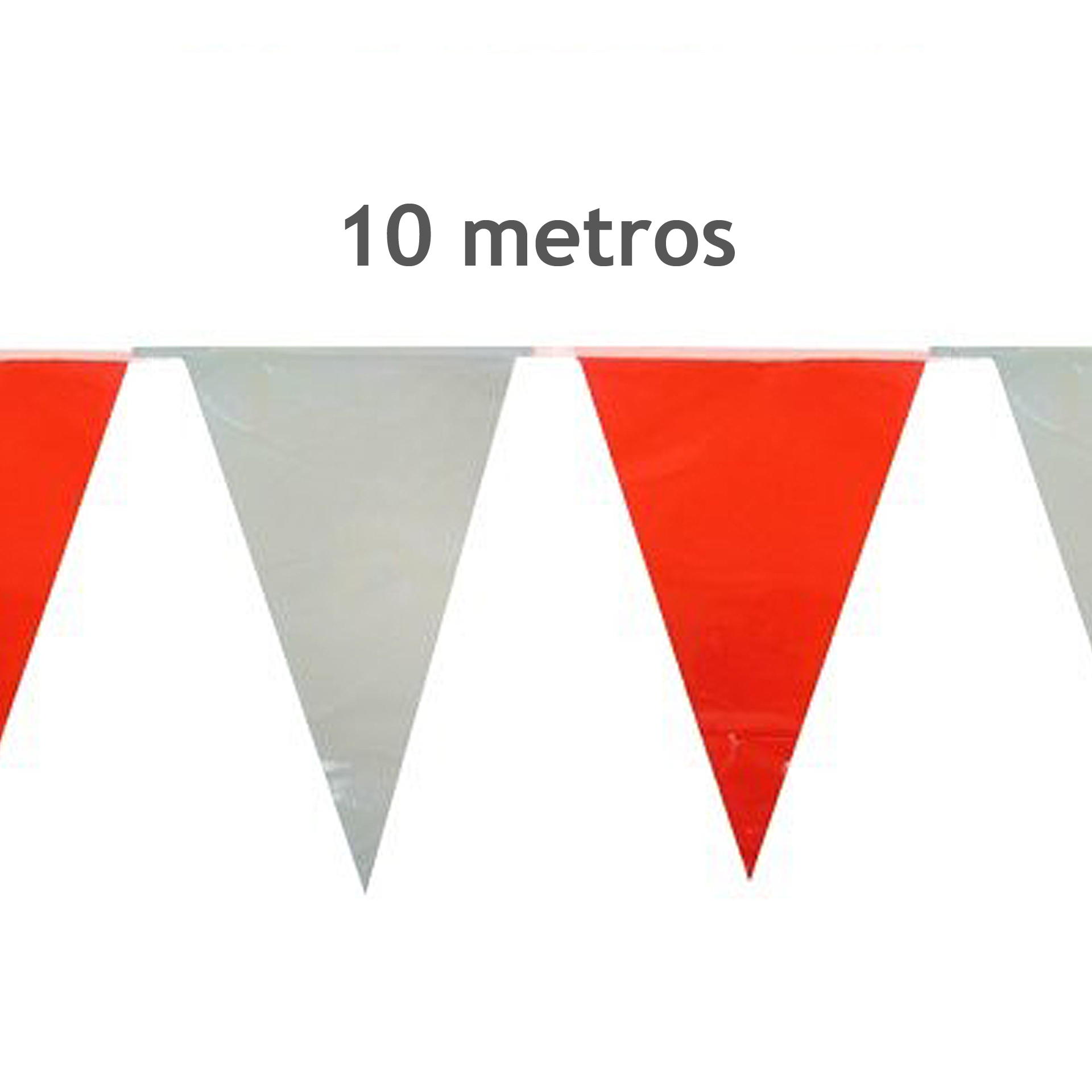 Bandeirolas Branco-Vermelho