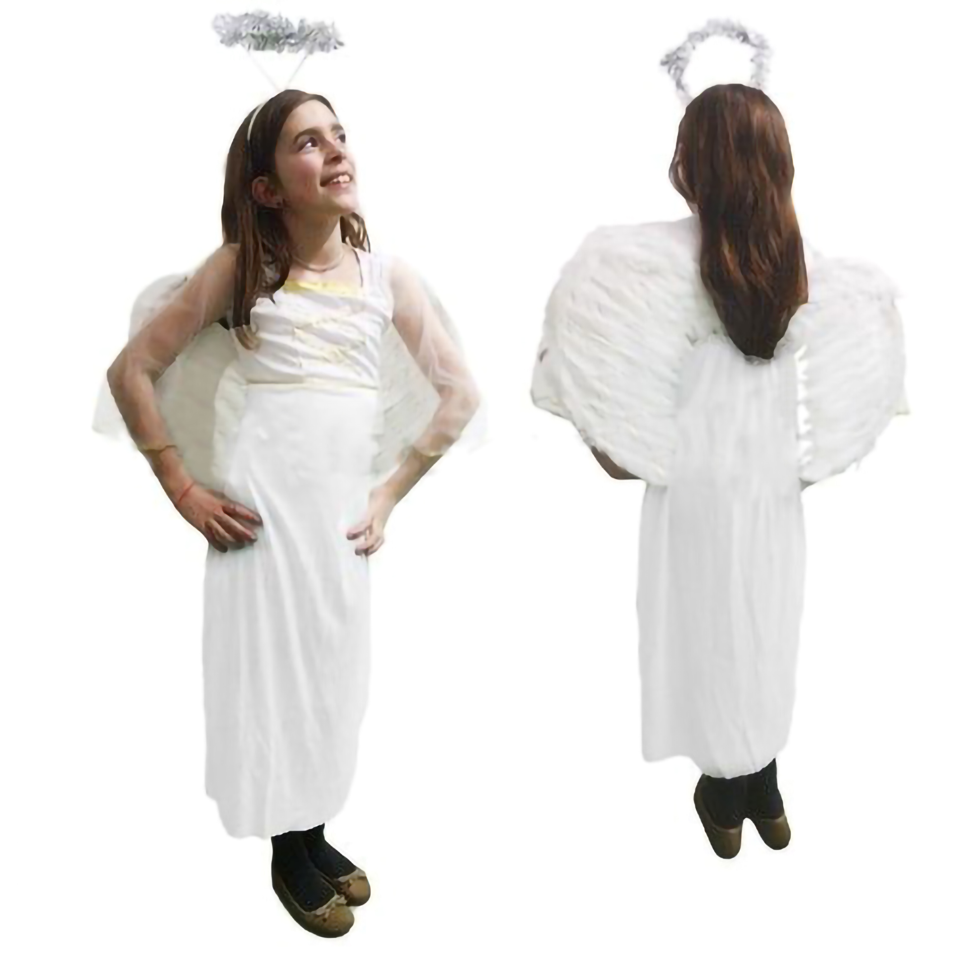 Fato Anjo Infantil com Asas