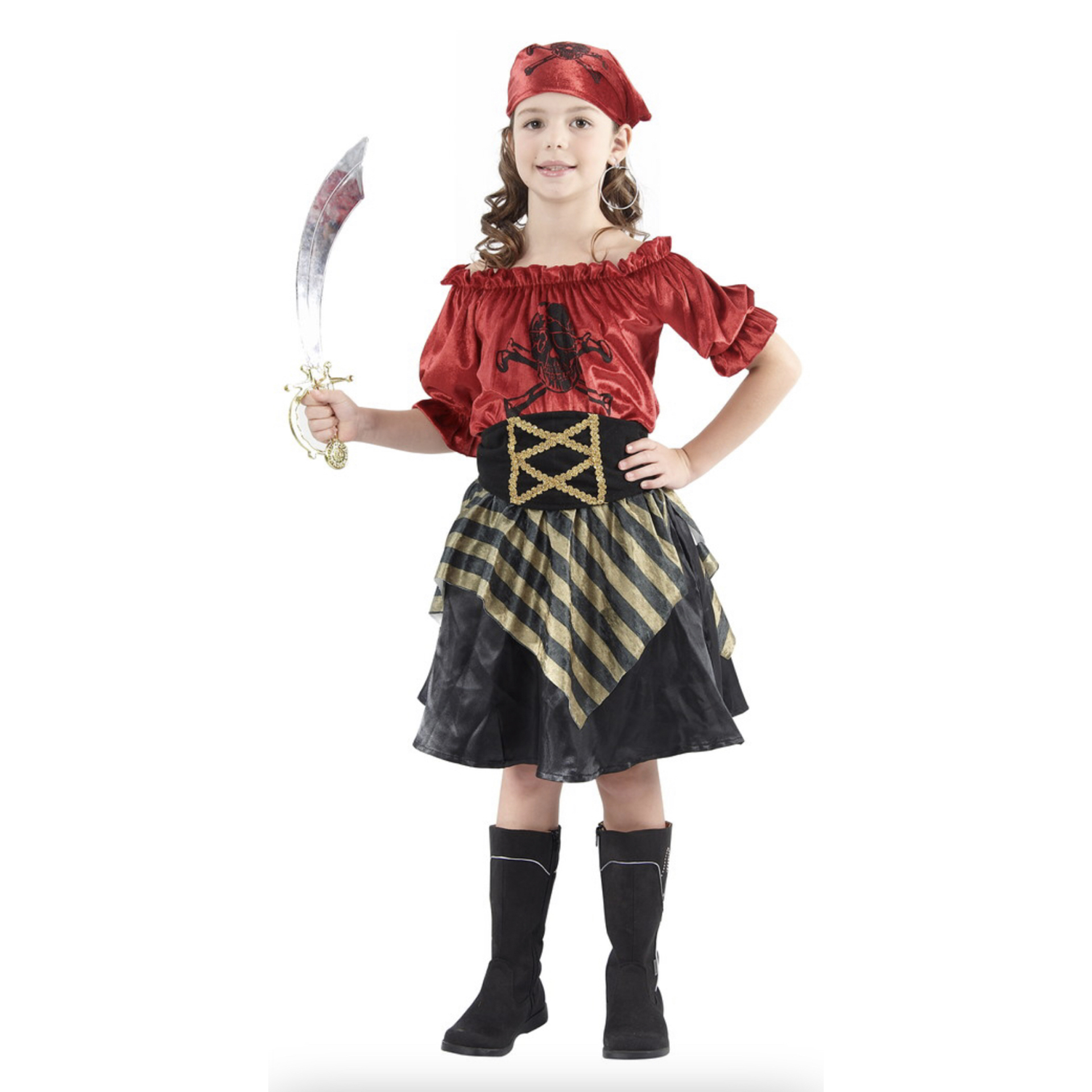 Fato a Pirata del Caribe Menina