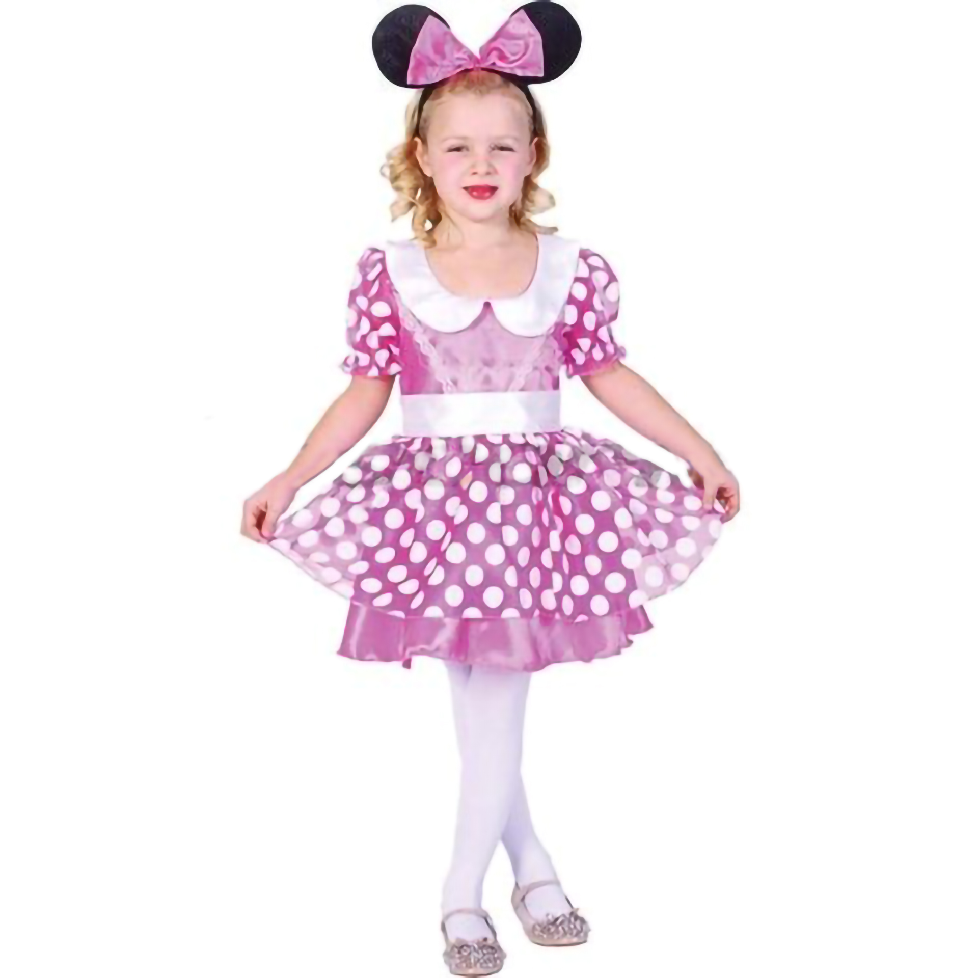 Fato Ratinha Rosa Bolinhas