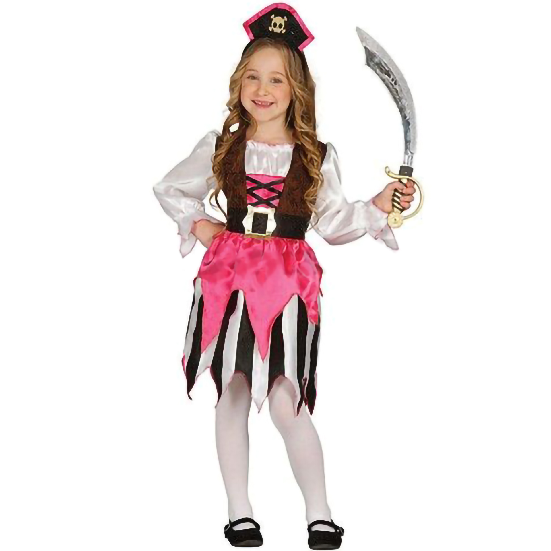 Fato Pirata Rosa da Caveira