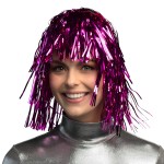 Brilhante Peruca Roxa ou Rosa