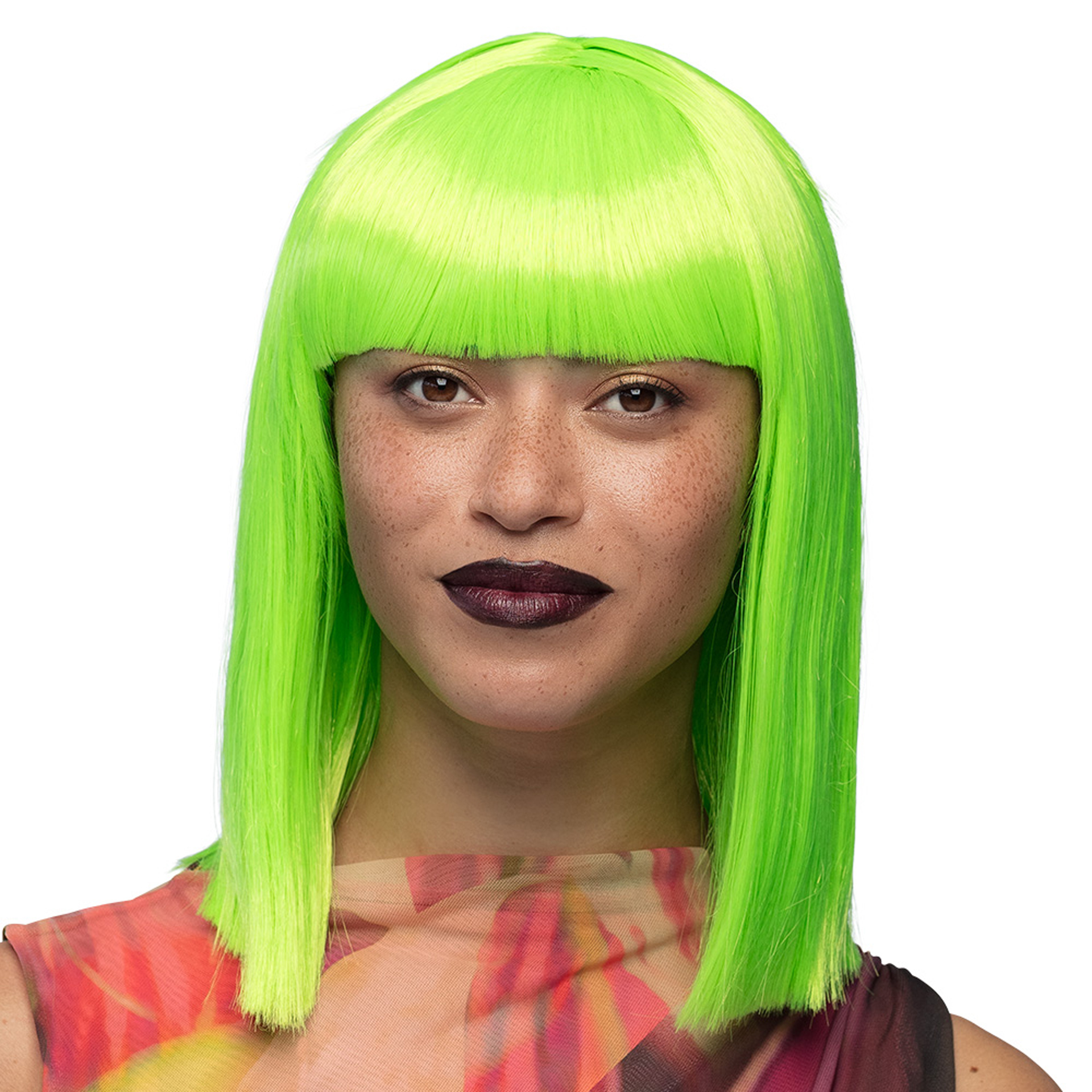 Peruca Verde Neon Dance
