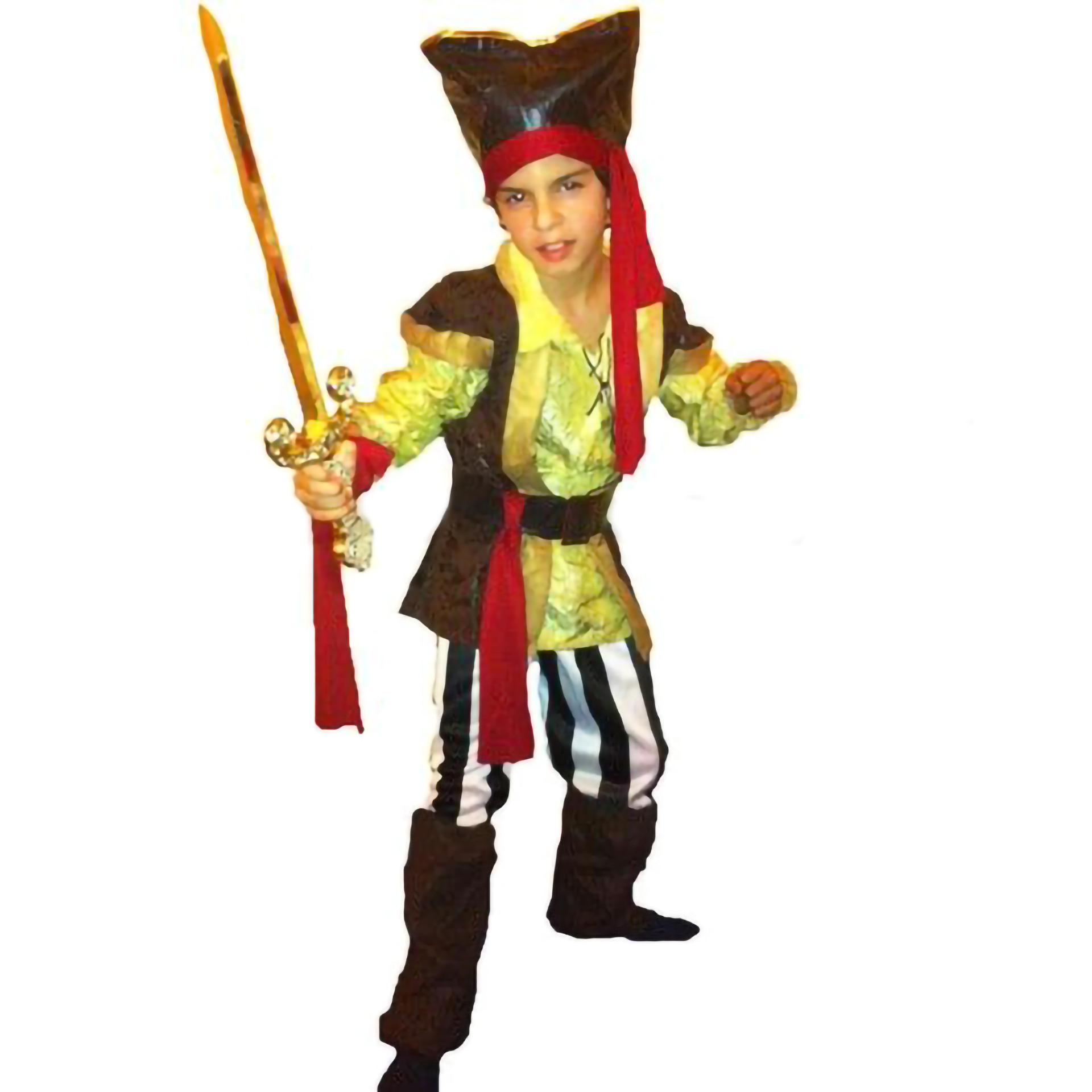 Fato o Pirata Aventureiro menino