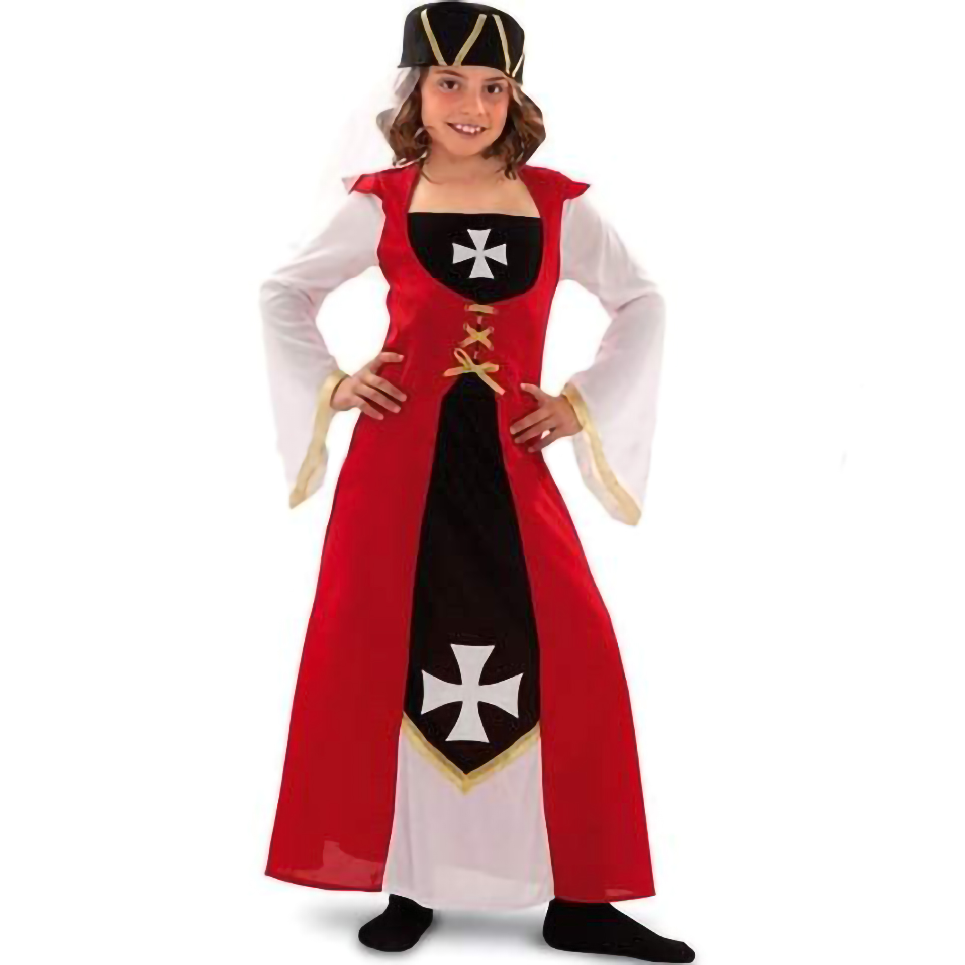 Fato Dama Cruzada Medieval