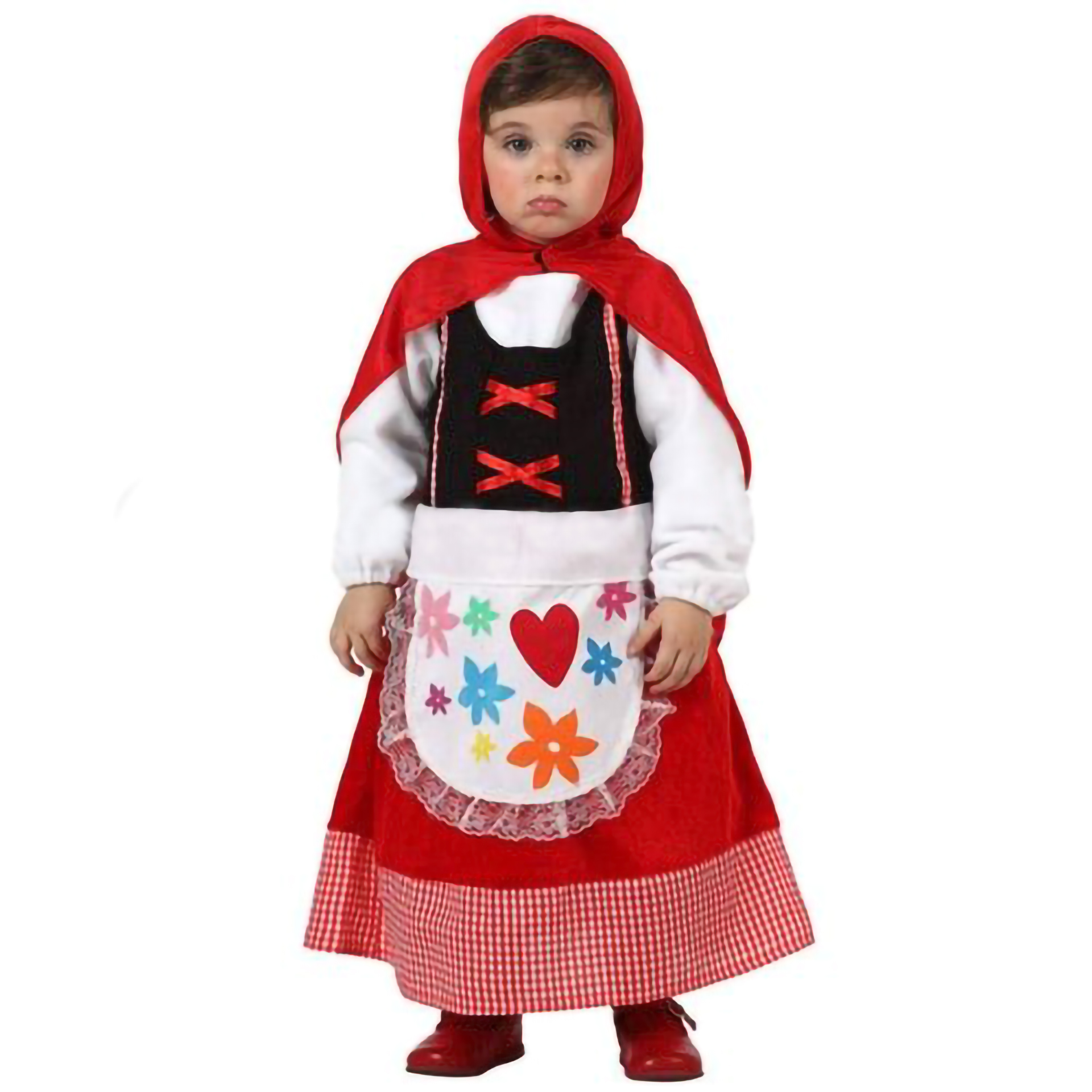 Fato Capuchinho Florido Bébe