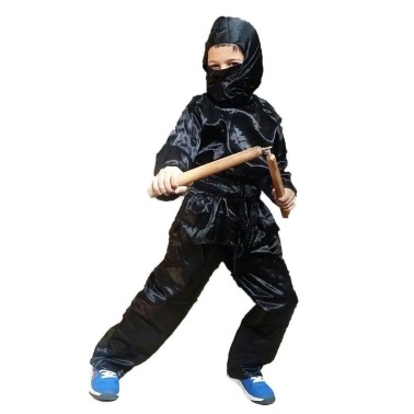 Fato de Black Ninja Fato de Black Ninja