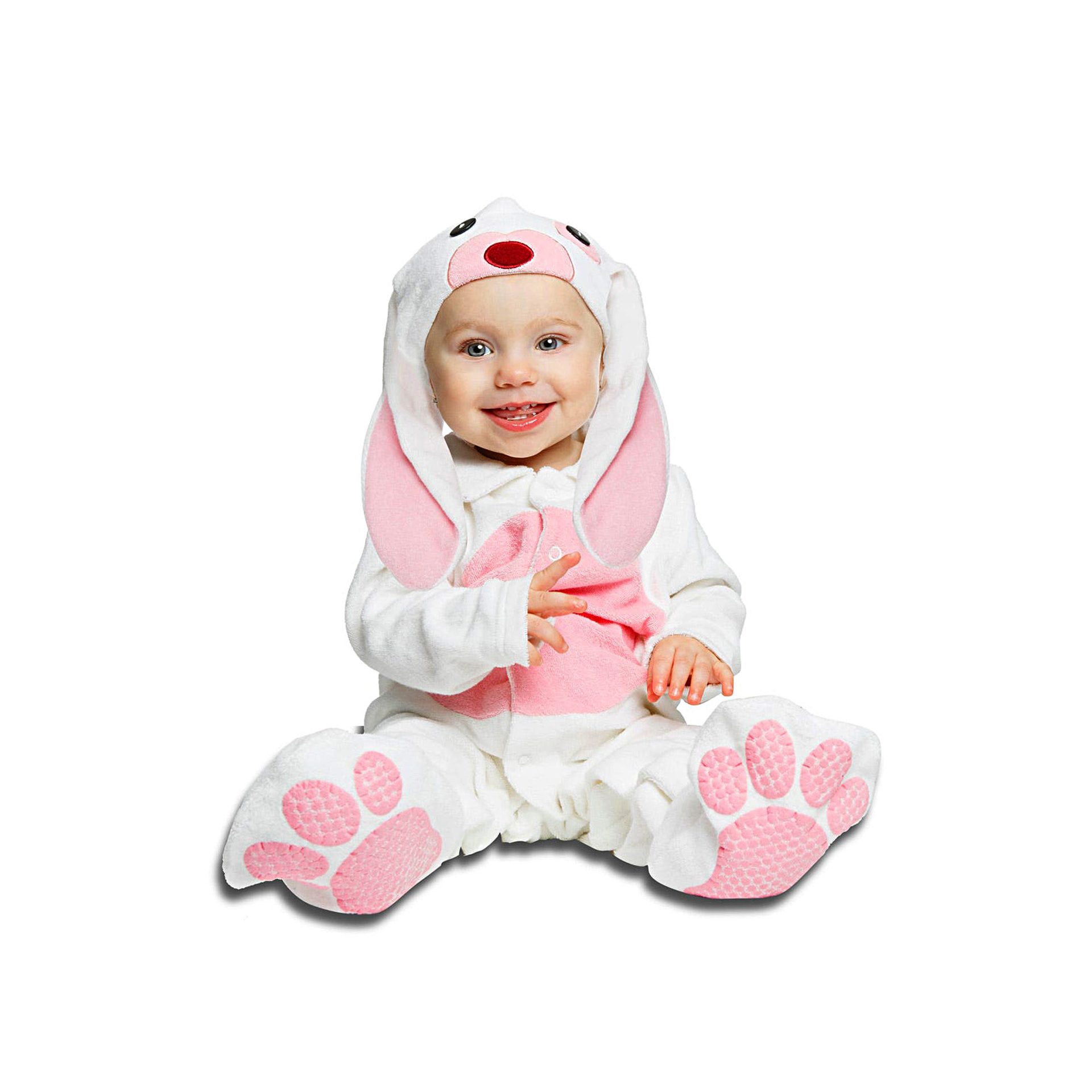 Fato Coelhinho Baby Rosa