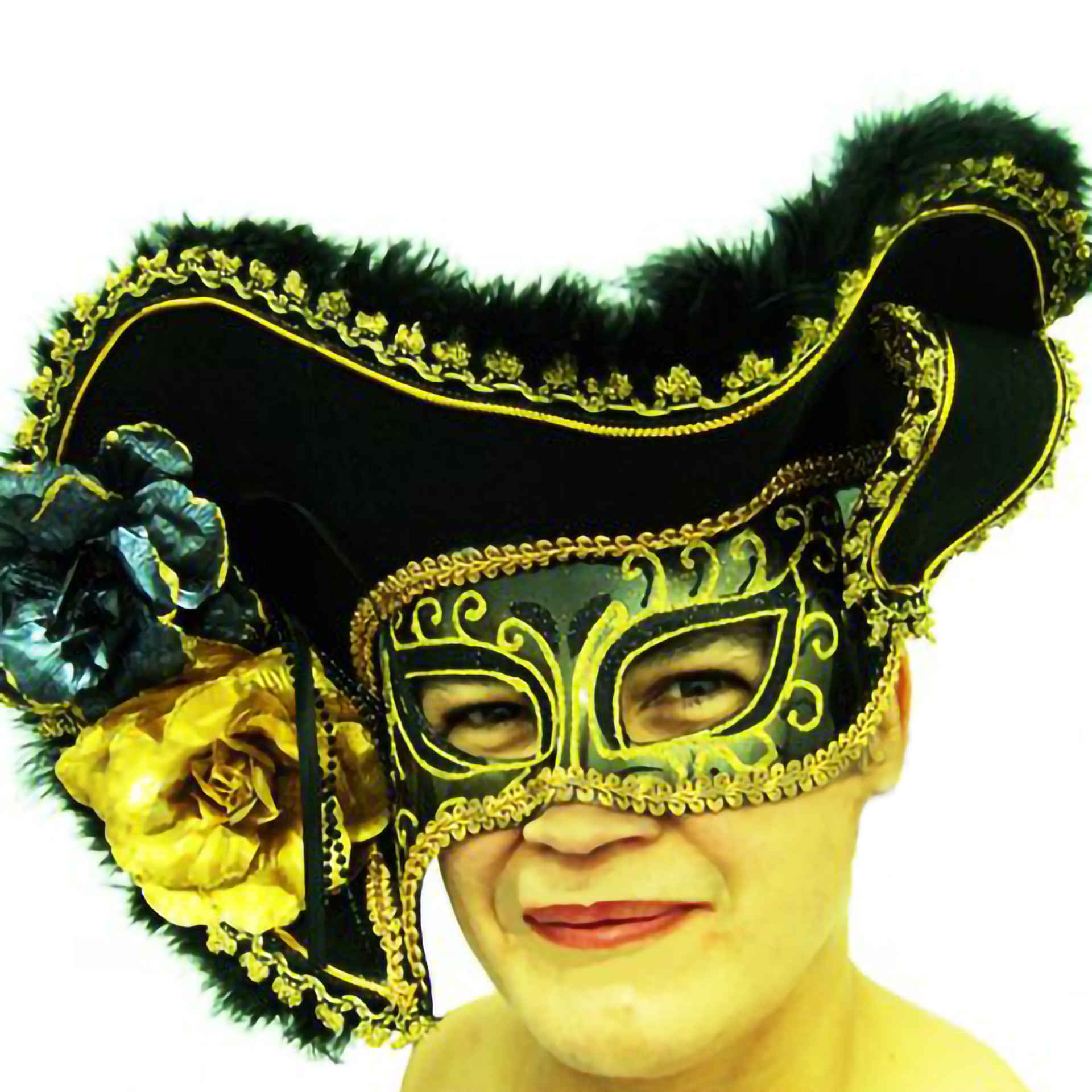 Máscara Veneziana Velluto Donna