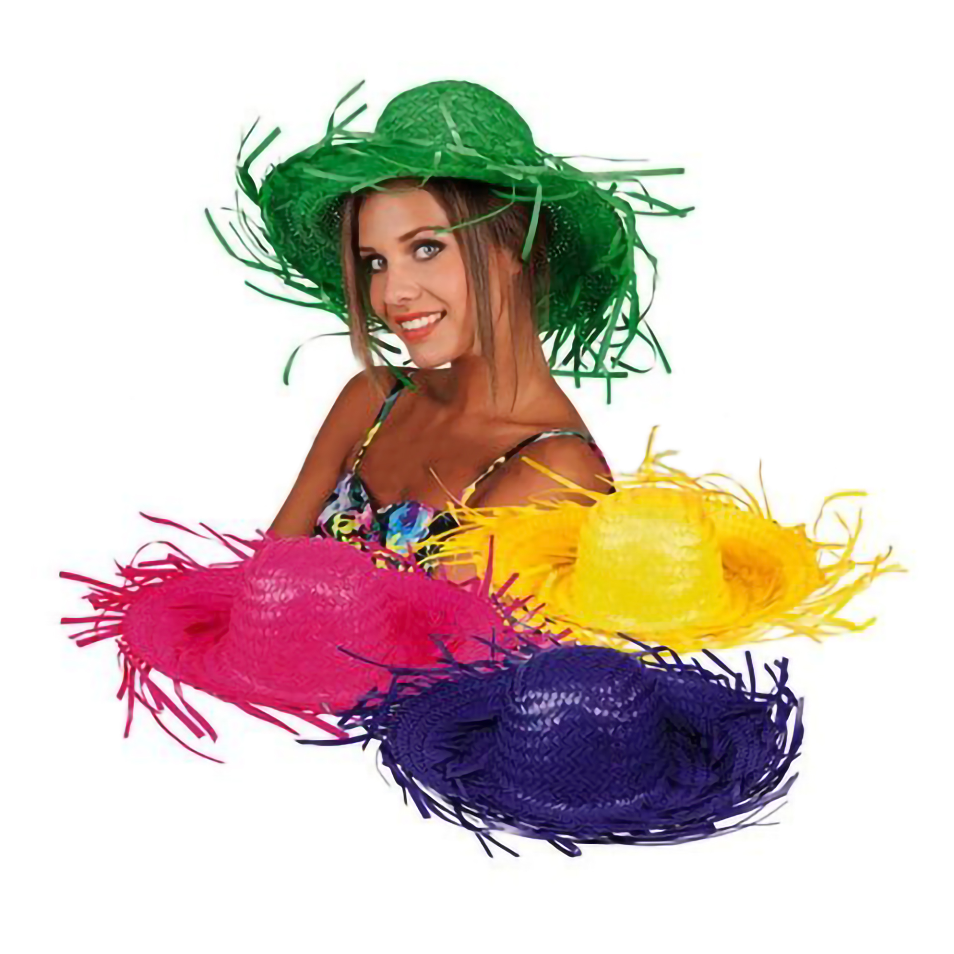 Chapéu de palha Tropical