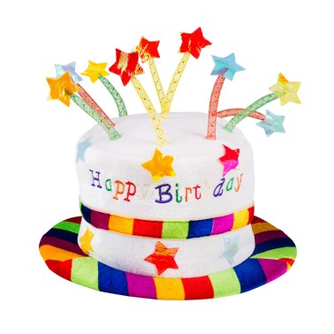 Chapéu Bolo de Aniversário Chapéu Bolo de Aniversário