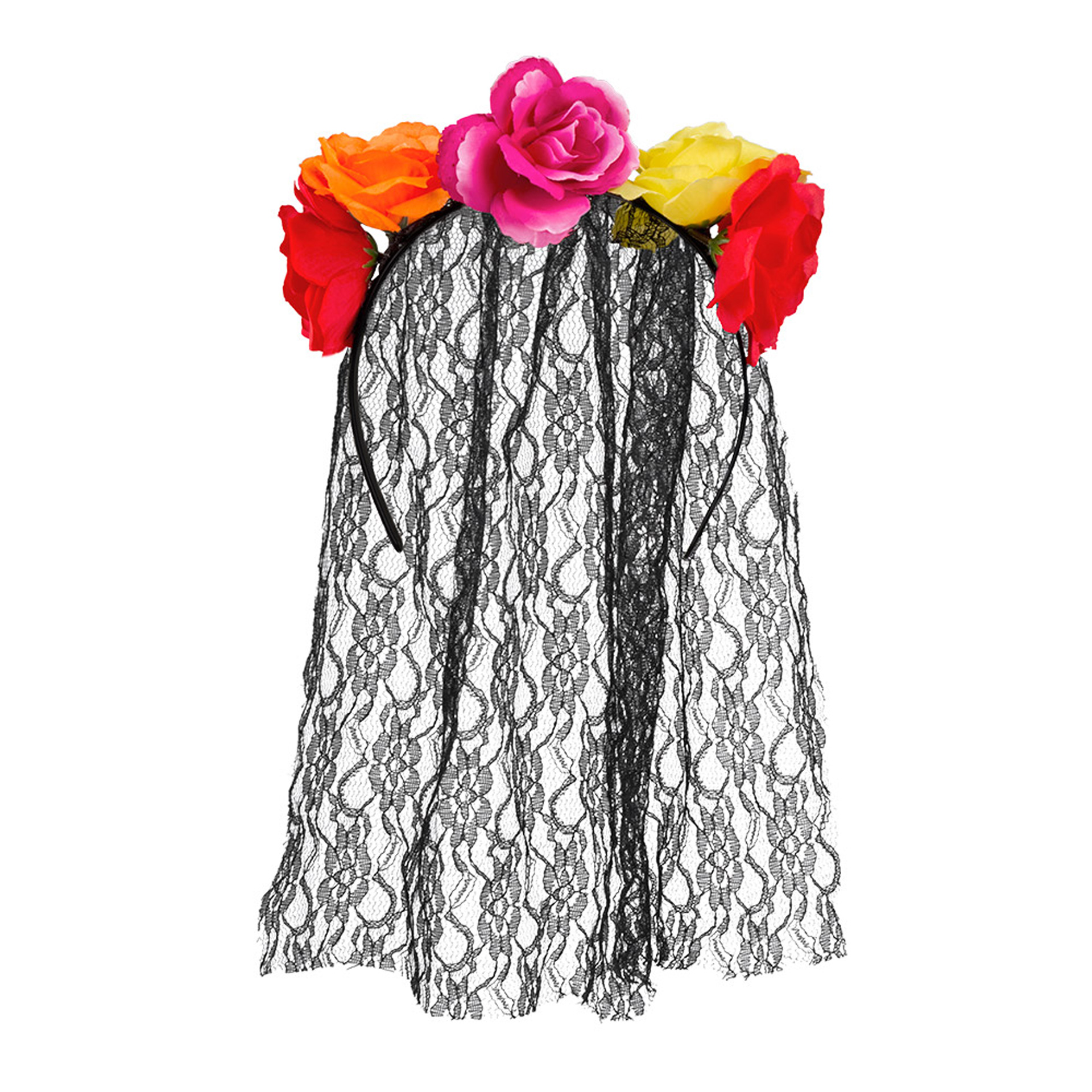 Bandolete La Madrina Flores e Mantilha