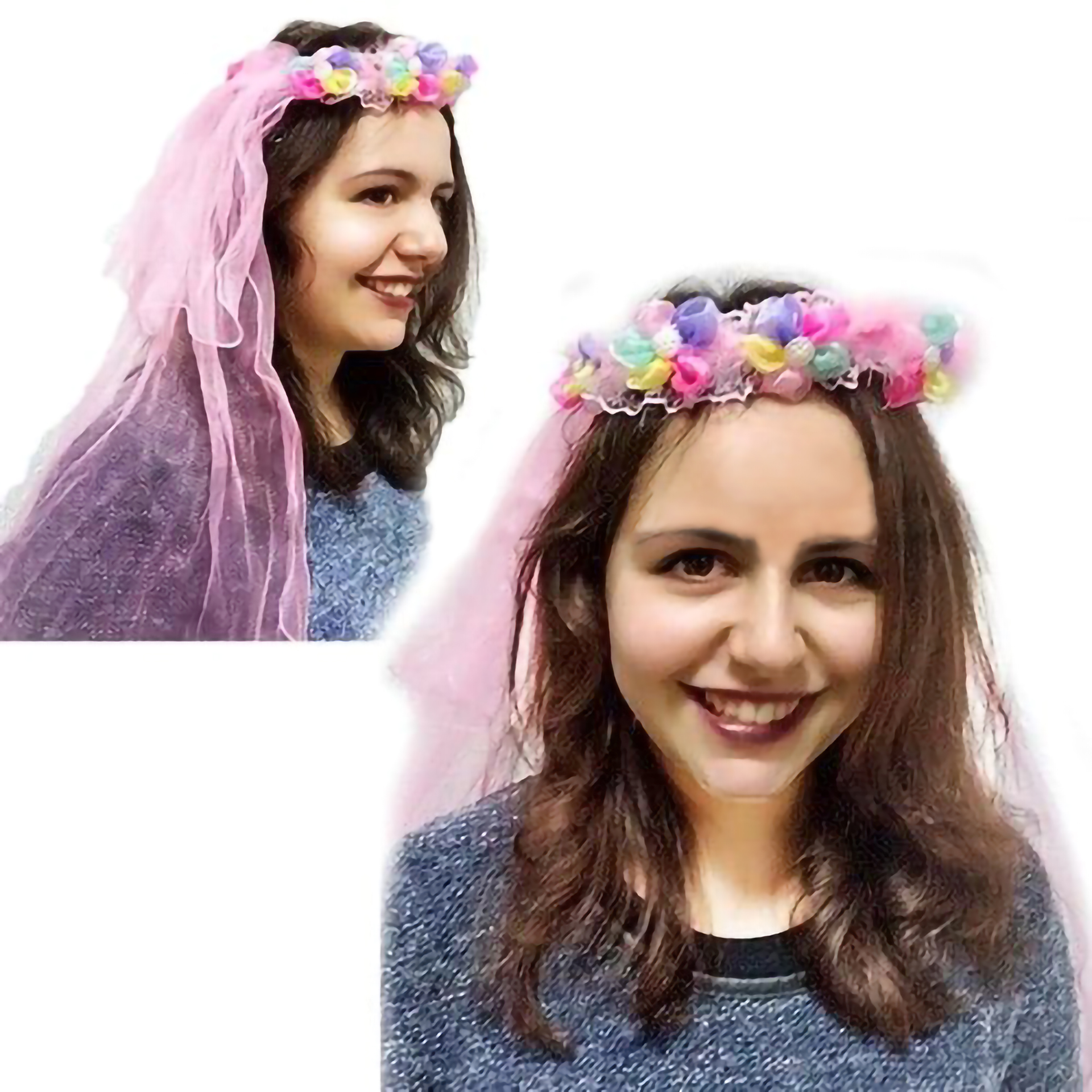 Véu com Grinalda de Noiva