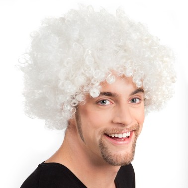 Peruca Afro Branca Peruca Afro Branca