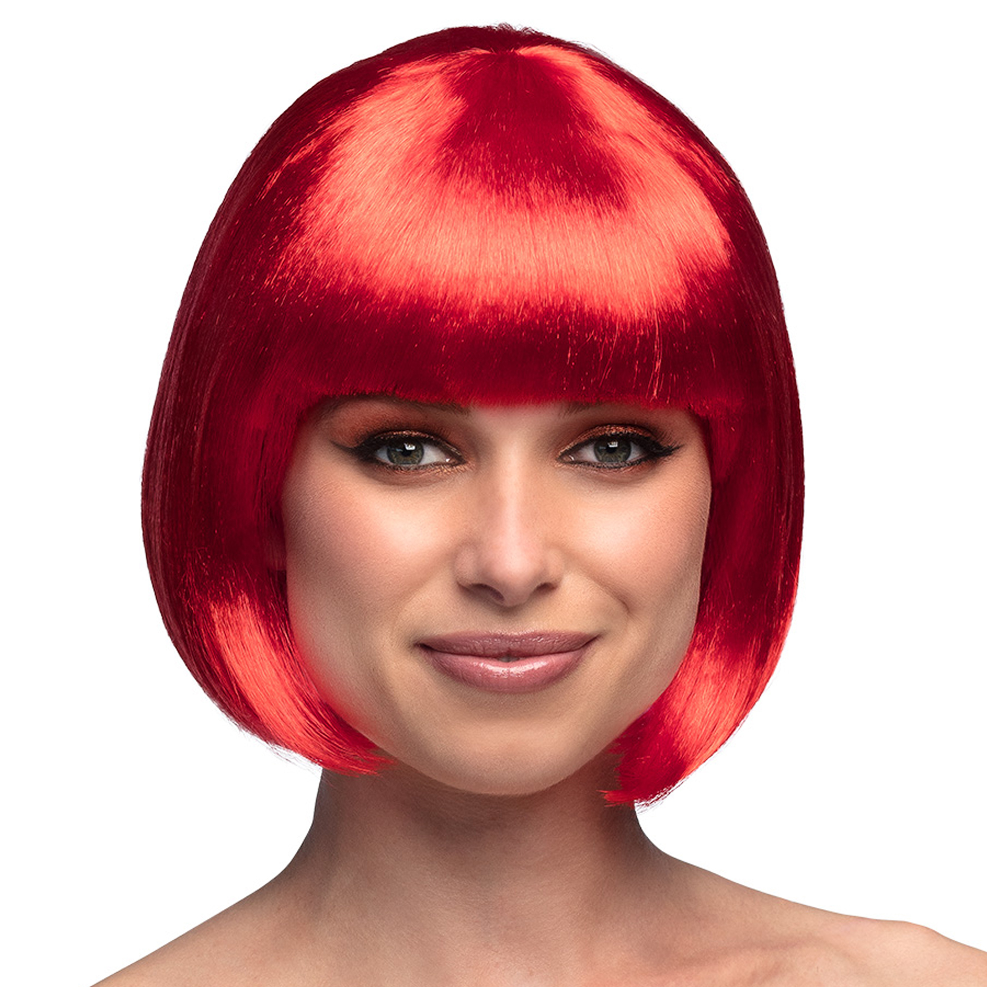 Peruca Curta Vermelha