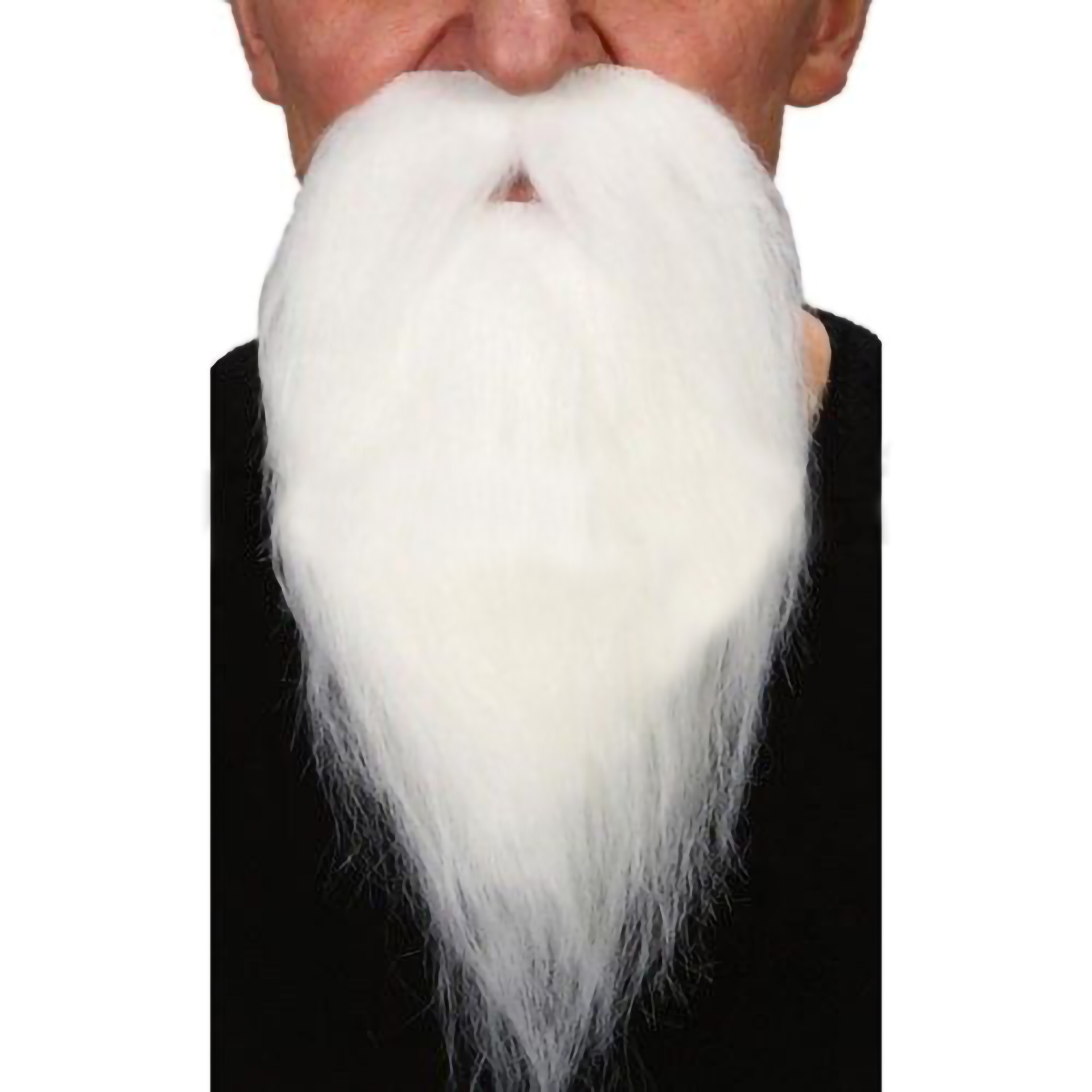 Barba e Bigode Branco