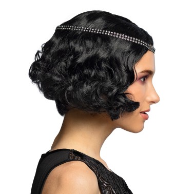 Peruca Flapper Morena Peruca Flapper Morena