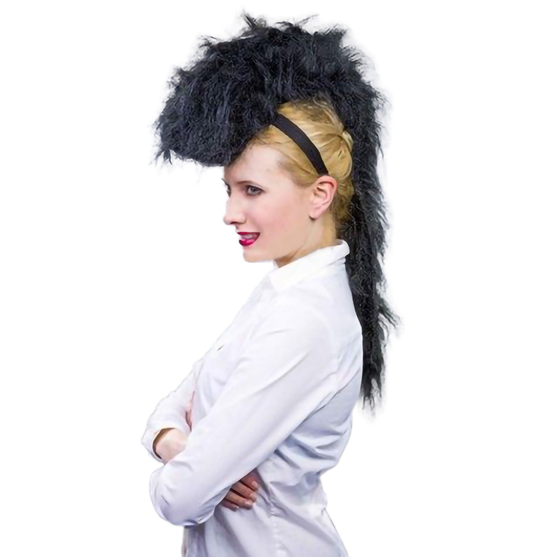 Crista Punk Cabelo Moicano