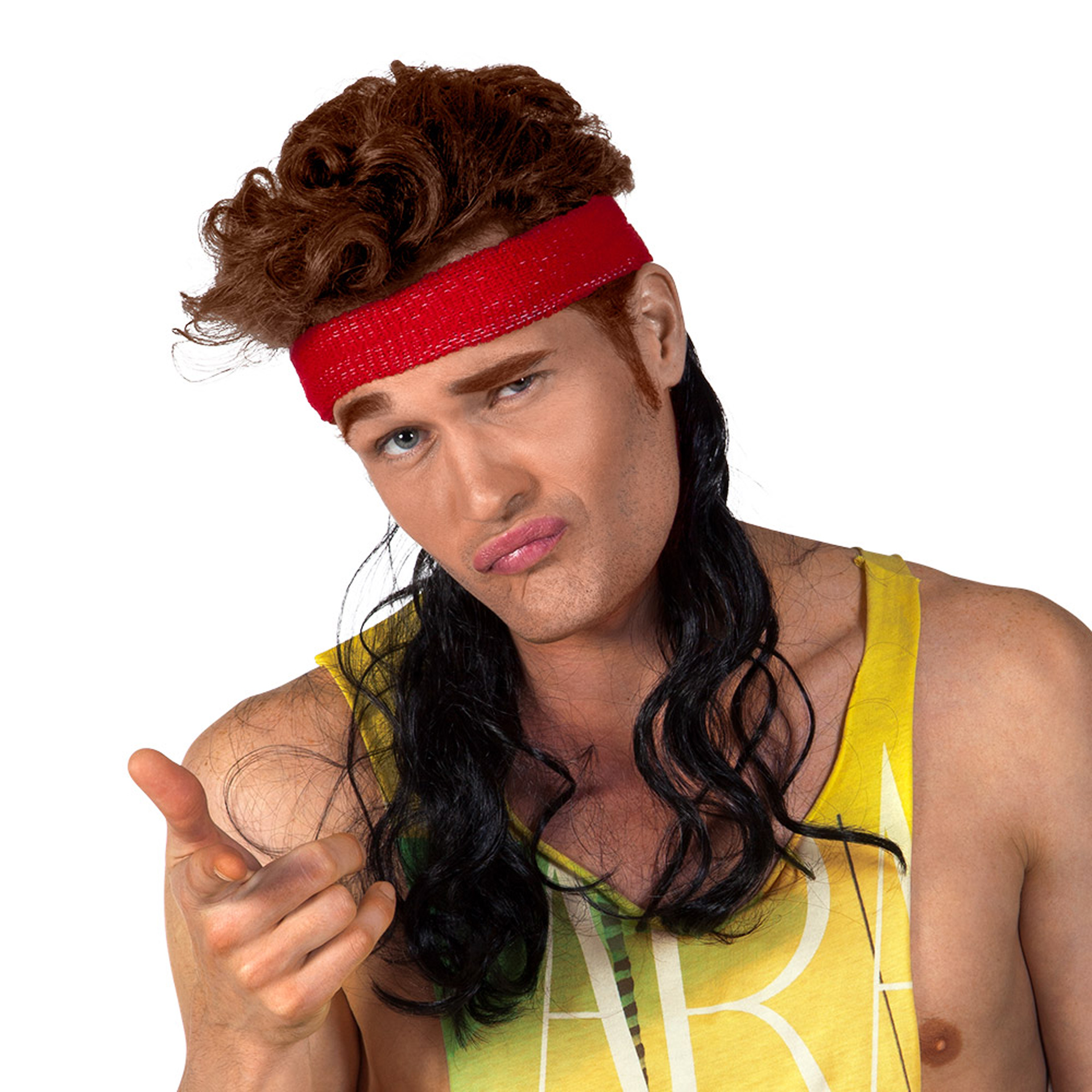 Fita com Cabelo Preto