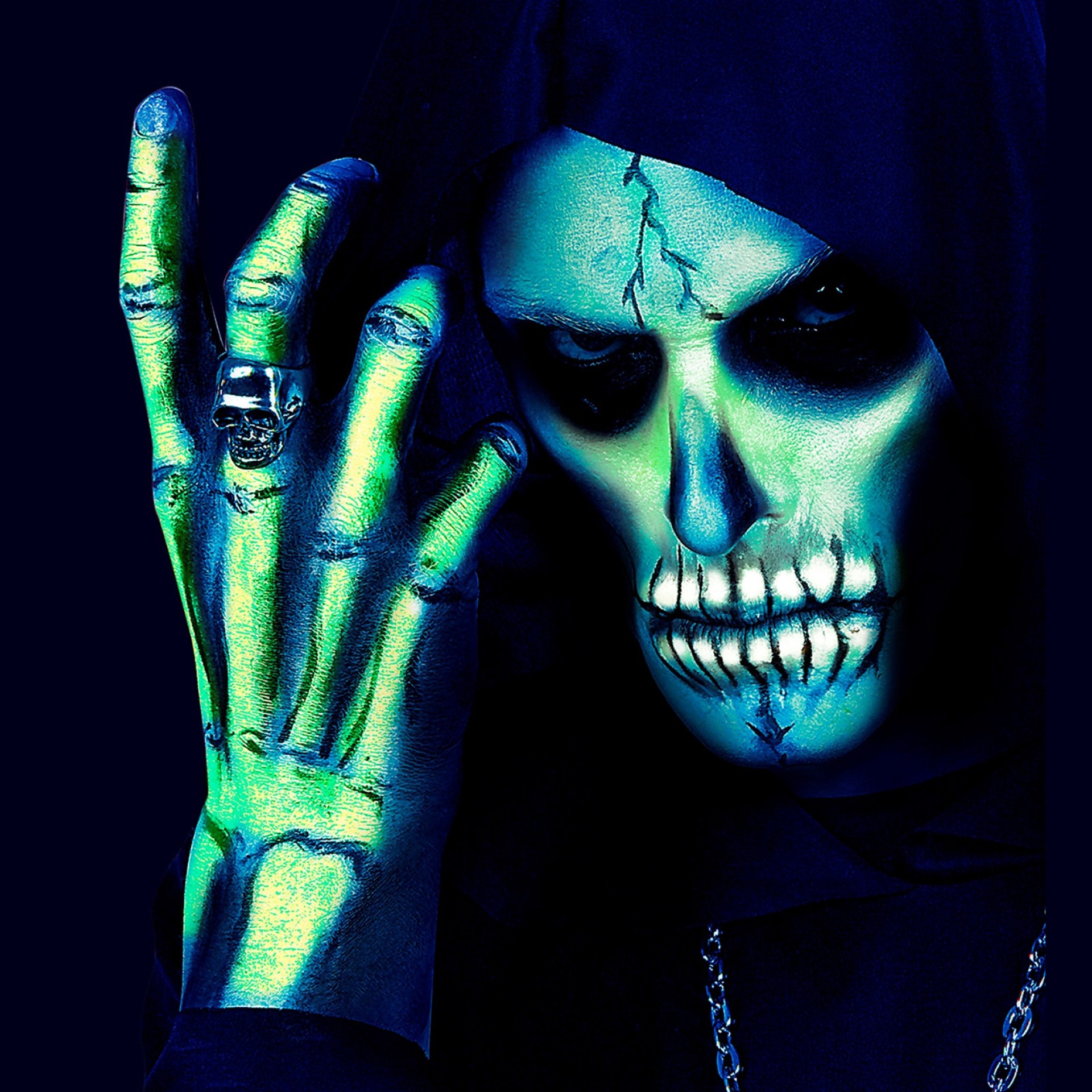 Tinta Fluorescente no Escuro