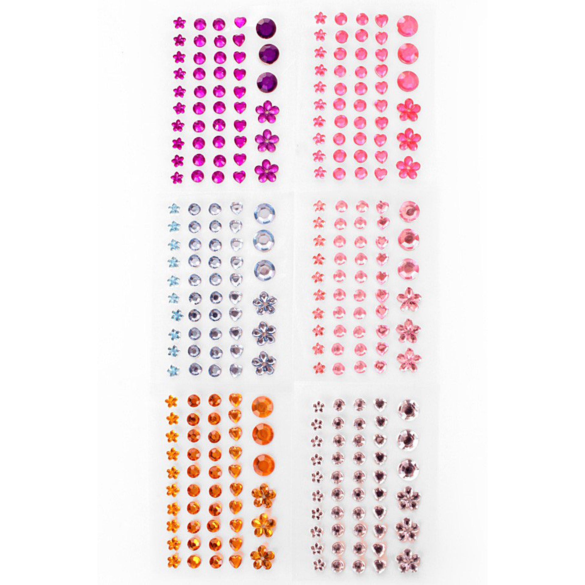 Brilhantes Adesivos Mix para Corpo