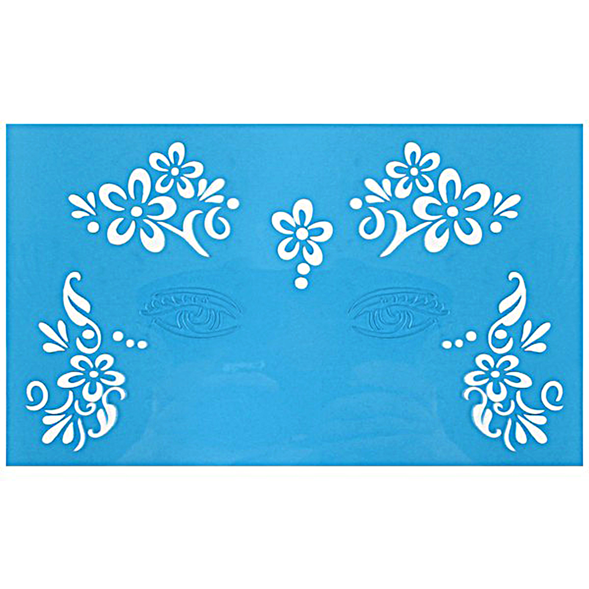 Stencil Fantasia Floral