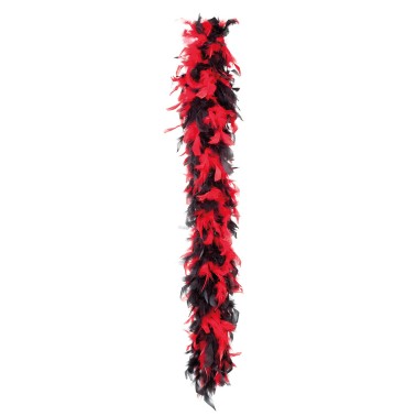 Plumas Vermelhas e Pretas | Boas Plumas Vermelhas e Pretas | Boas