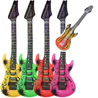 Guitarra Insuflavel-Verde Aqua