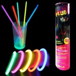 100  Pulseiras GLOW Sticks Luminosos