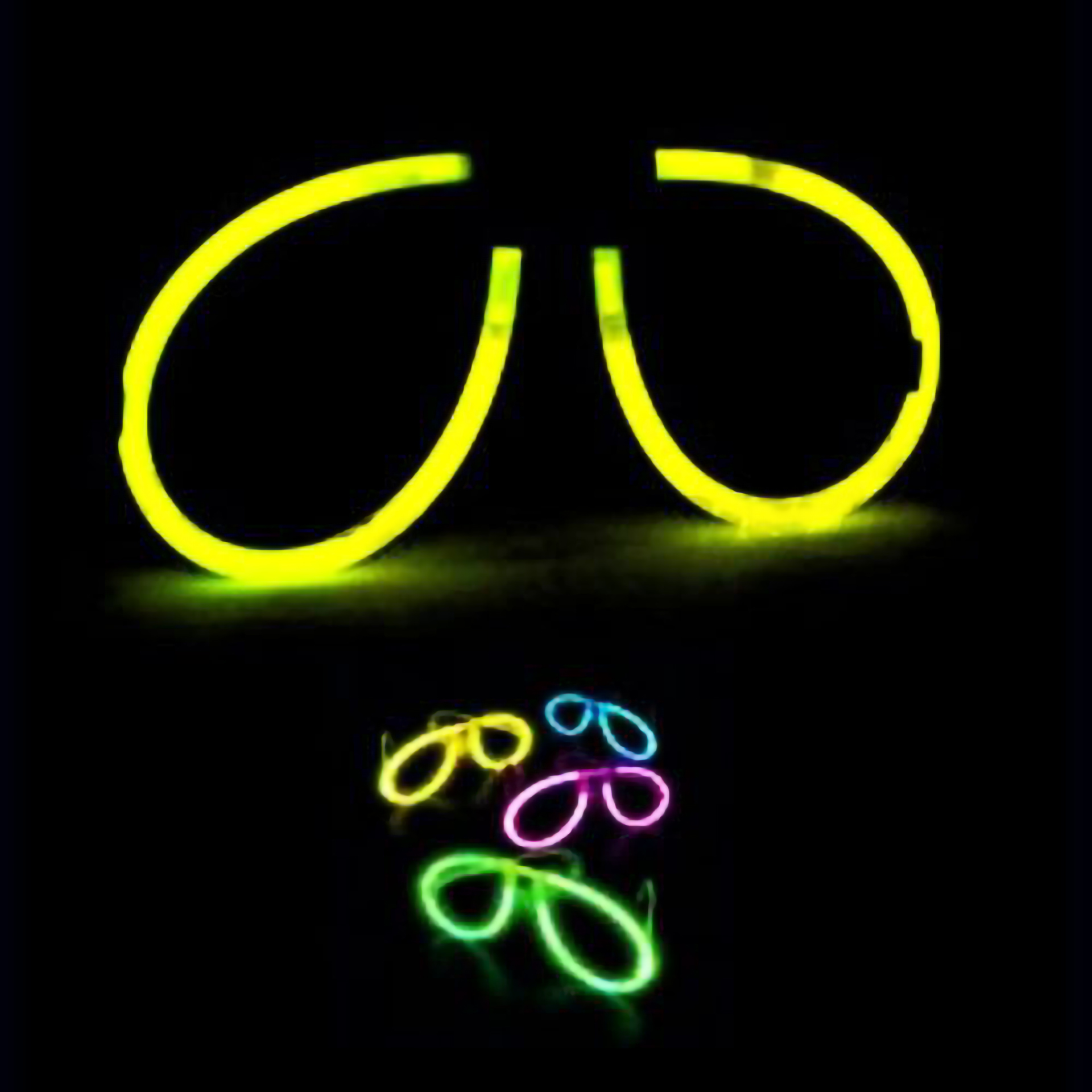 Óculos Luminosos Glow Brilha no escuro