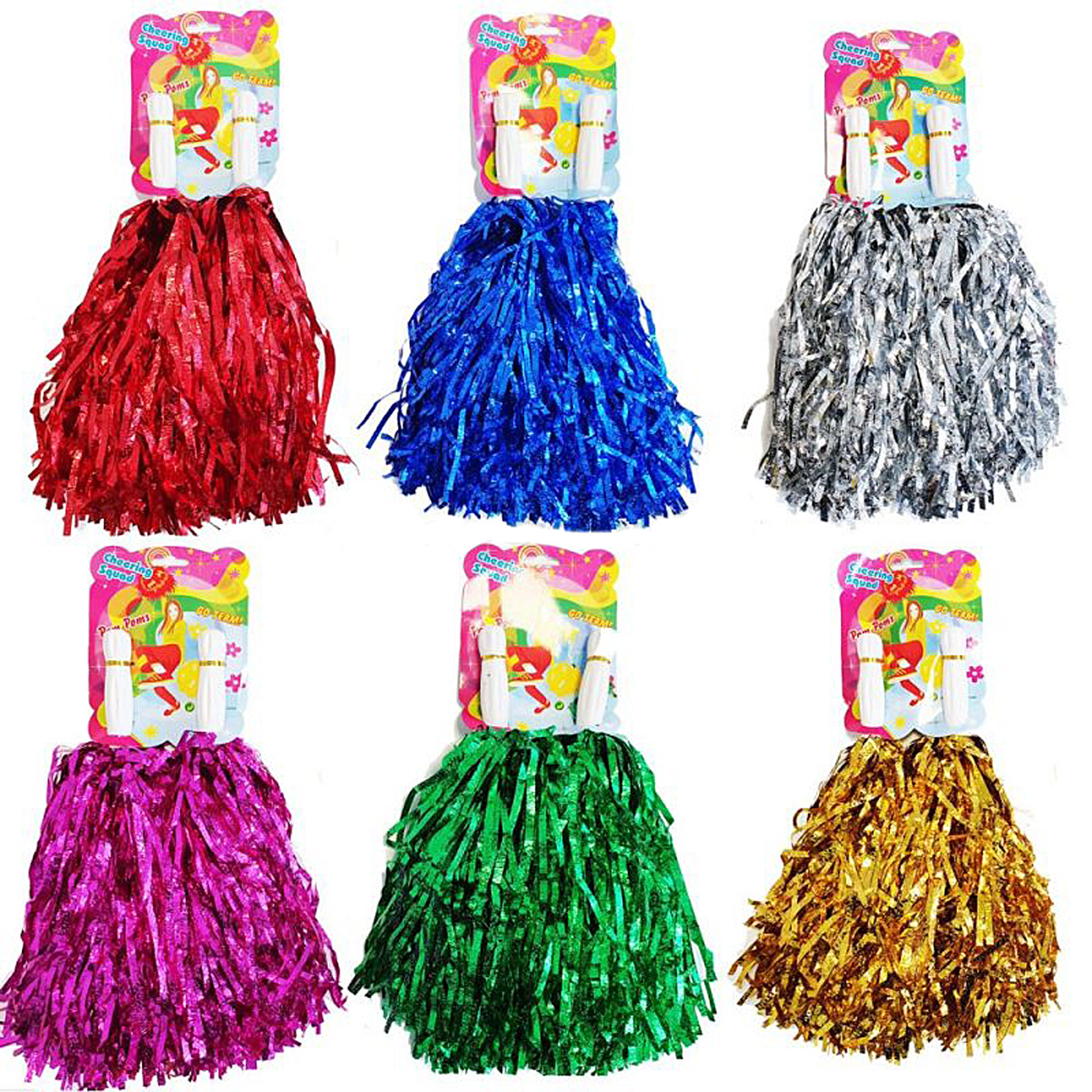 PomPons Brilhantes ao par