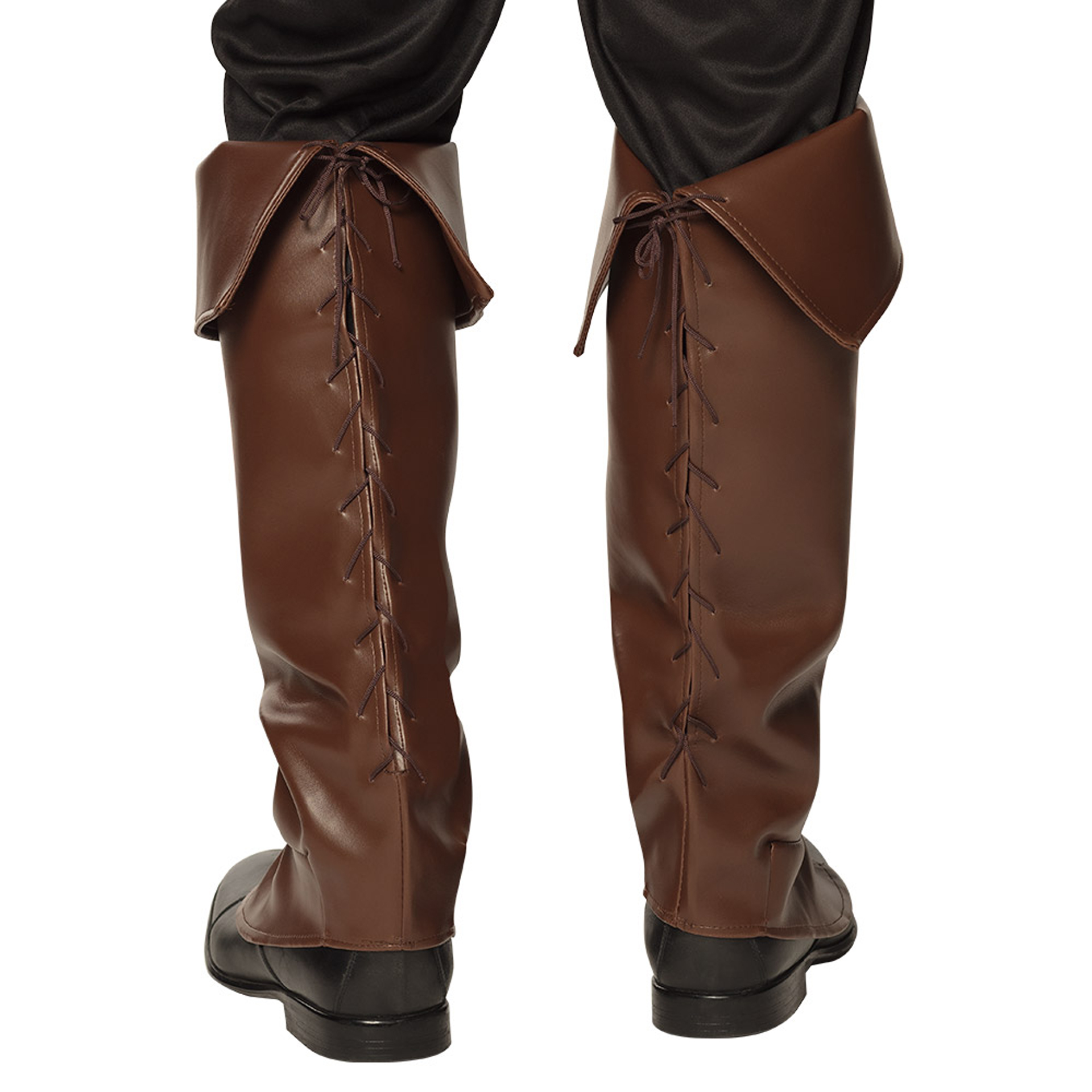 Tapa Botas Polainas Castanhas