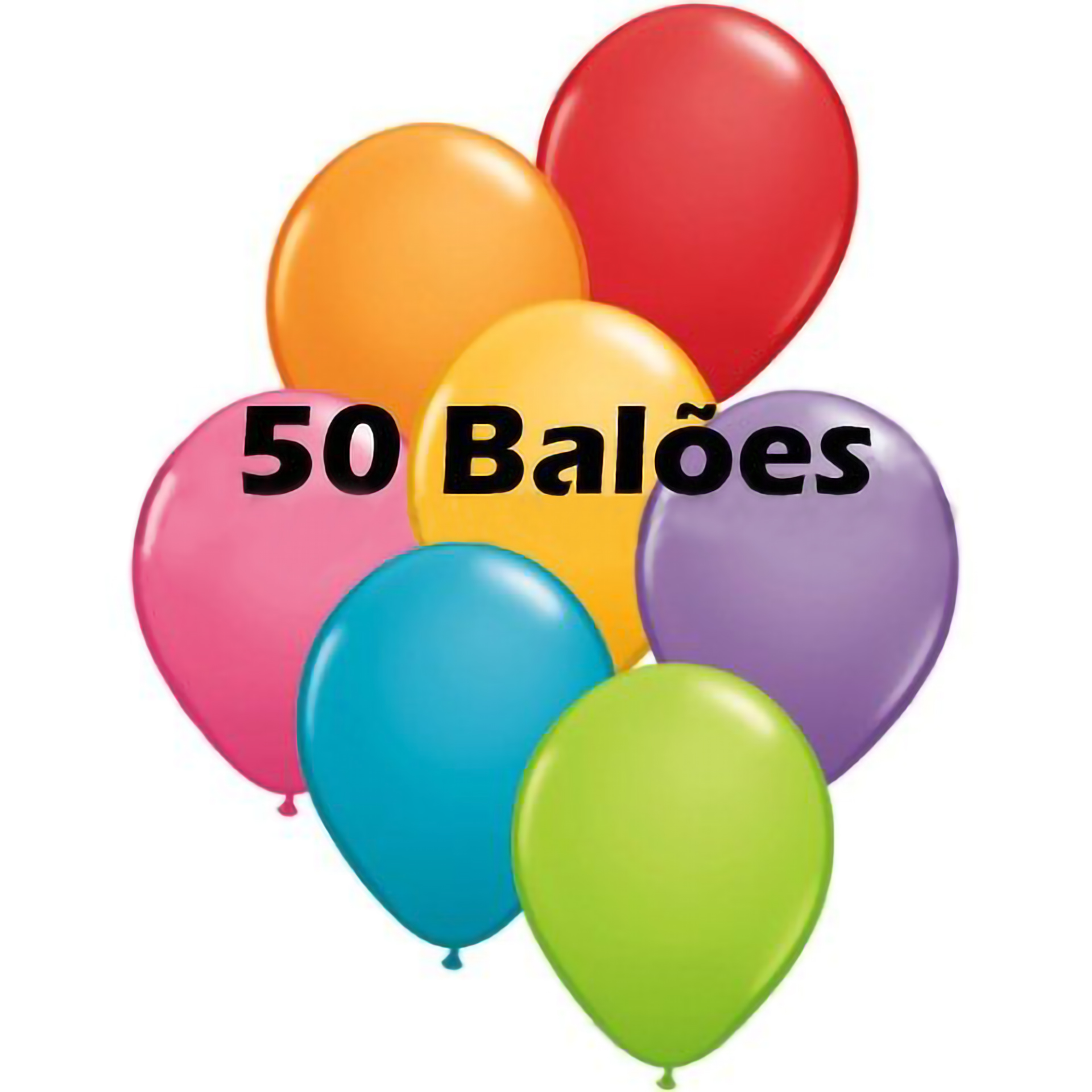 Balão Biodegradável Multicolor PROF 50UN
