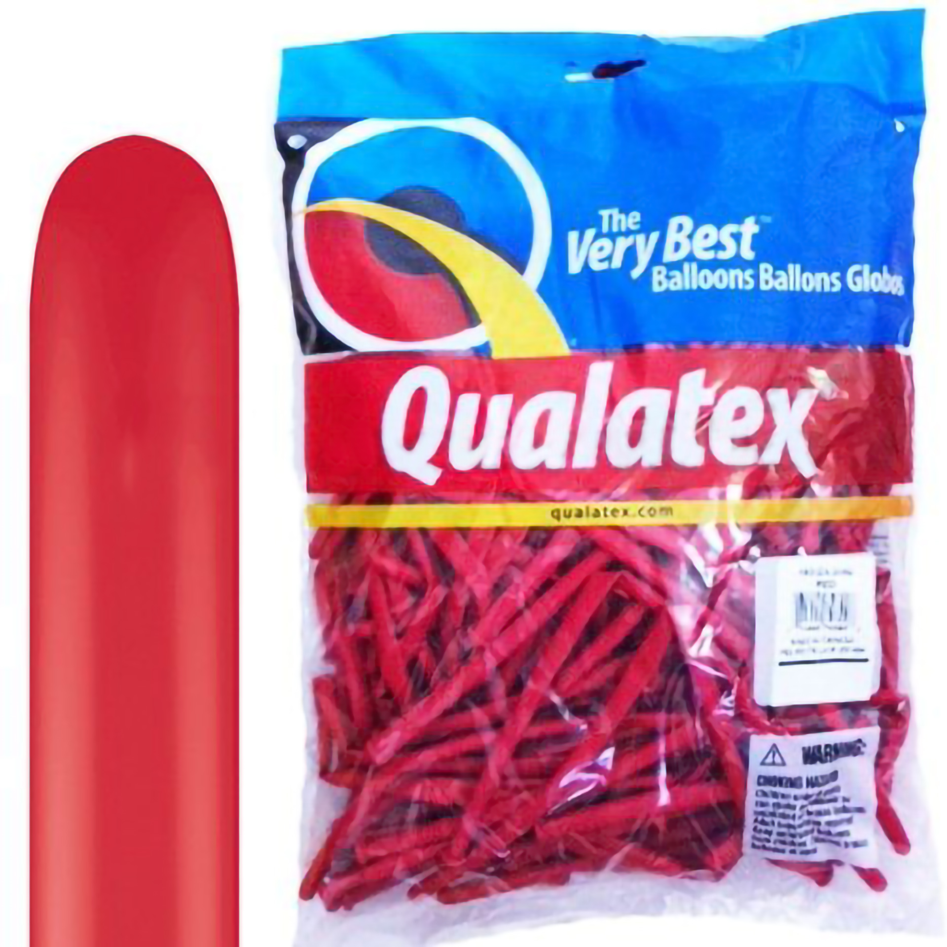 Balões Modelagem Vermelho Qualatex